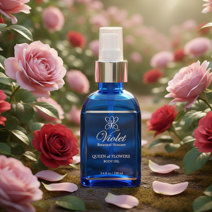 Queen of Flowers Body Oil - Violet Botanical Skincare®