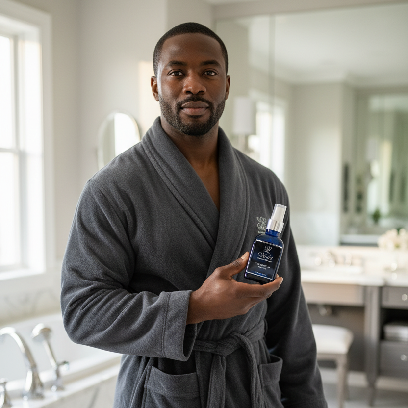 The Egyptian Shower Duo — Body Wash + Body Oil - Violet Botanical Skincare®
